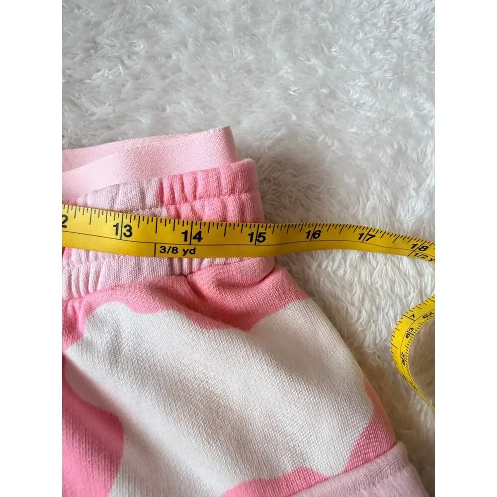 Adidas Pink Camo Cargo Sweat Shorts Women’s Large Utility Y2K